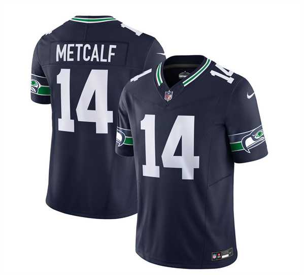 Men & Women & Youth Seattle Seahawks #14 DK Metcalf 2023 F.U.S.E. Navy Limited Jersey